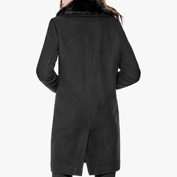 NWT Guess Kelea Duster Faux-Fur medium - Picture 3 of 8